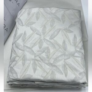 SFERRA Terracina Full/Queen Duvet Cover Two Standard Sham 3 Piece Set , Slate